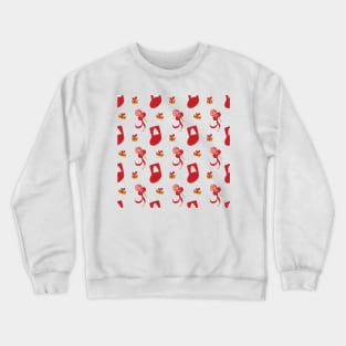 Christmas boot and barley Sugar Crewneck Sweatshirt